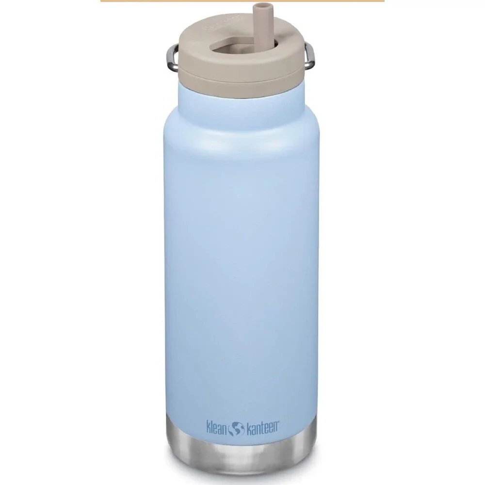 Klean Kanteen 32oz TKWide Insulated Water Bottle with Twist Cap Clear Sky NWT